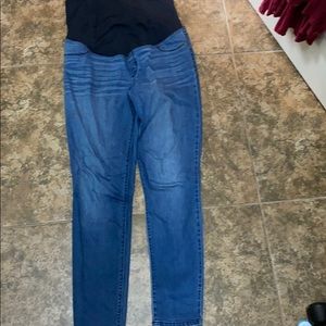 Maternity Light Blue Skinny Jeans